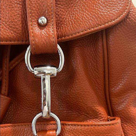 Coolcy - Elegant Brown Leather Backpack NWOT.    CG main image 7